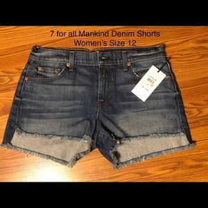 7 for all Mankind Denim Shorts